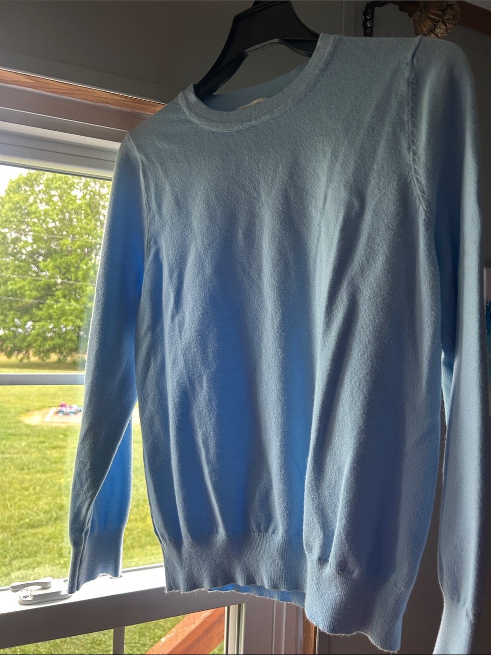 Light blue super-soft women’s sweater